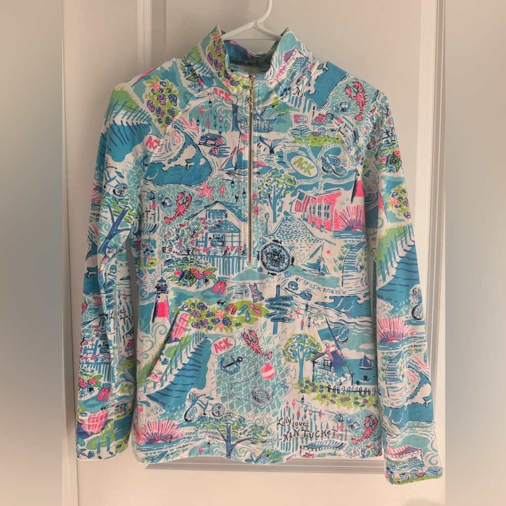 XS Lilly Pulitzer Nantucket Quarter Zip